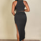 2pc Ribbed Skirt Set