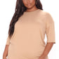 Plus Size Lose Fit Biker Shorts Set