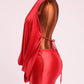 Halter Cowl Neck Romper