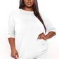 Plus Size Lose Fit Biker Shorts Set