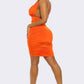 Always Seen Halter Neck Mini Dress
