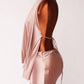 Halter Cowl Neck Romper